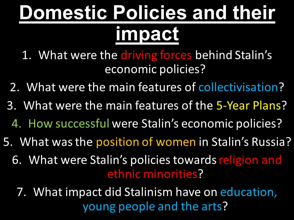 How successful was Stalin’s economic policy in the years 1928-1941?